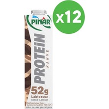 Pınar Protein Kahveli 1 L x 12 Adet
