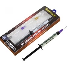 Mechanic B10 UV Lehim Maskesi 3cc Siyah | PCB Anakart Tamir UV Solder Masking Ink Koruyucu Boya