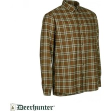 T. S.k.deerhunter Coolmax 399 Yeşil Kare U.kol Gömlek