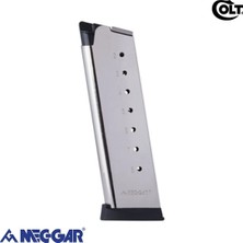 Mec-Gar Colt 45 Inox Beyaz Tabanca Şarjörü