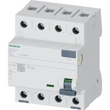 Siemens 5SV3342-6 - 25A 30MA Tip A 4p Kaçak Akım Koruma Rölesi
