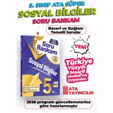 Ata Yayıncılık 5. Sınıf Sosyal Bilgiler Ata Süper Soru Bankam Yeni