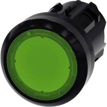 Siemens 3SU1001-0AB40-0AA0 - 22MM Plastik Işıklı Yeşil Buton Kafası
