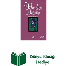 Ayrıntı Yayınları Hiç Için Metinler + Dünya Klasiği Hediye