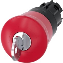 Siemens 3SU1000-1HF20-0AA0 - 22MM Plastik Kilitli 40MM Acil Stop
