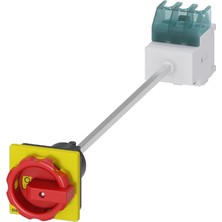 Siemens 3LD2113-0TK51 25A 3p Siyah Dipten Tespit Acil Stop Şalteri