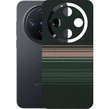 Kapps Vivo X200 Pro Mini ile Uyumlu Rainbow Serisi Premium Arka Kapak Kaplama(Kenarlar Yoktur!)