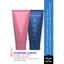 Novalyce Günlük Bakım Seti SPF50+ Tone Up Güneş Kremi +Su Bazlı Nemlendirci