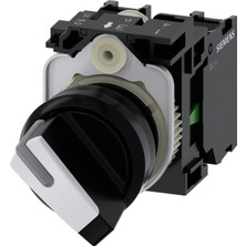 Siemens 3SU1150-2BF60-1MA0 - 22MM Metal Kalıcı Mandal Butonu 0-1 1no+1nc