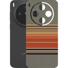 Kapps Vivo X300 ile Uyumlu Rainbow Serisi Premium Arka Kapak Kaplama(Kenarlar Yoktur!)