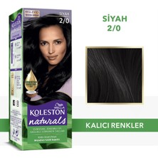 Wella Koleston Naturals 2/0 Siyah Saç Boyası