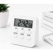 Gaman Öğrenci Kronometre Büyük LCD Ekranlı Manyetik Zamanlayıcı | Alarm, Geri Sayım, Ileri Sayım, Kronometre ve Saat Modu | Ders, Mutfak, Spor ve Ofis Için
