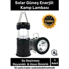 Carlburn Özel Üretim Solar Şarjlı Güneş Enerjili Fan Kamp Feneri Güneş Paneli Kamp Şarjlı Işıldak USB Şarj