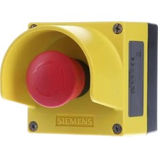 Siemens 3SU1801-0NA00-2AC2 - Plastik Boş Kutu 1 Delikli Kırmızı