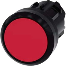Siemens 3SU1000-0AB20-0AA0 - 22MM Plastik Kırmızı Yaylı Buton Kafası