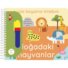 İndigo Kitap Suyla Boyama Kitabım - Doğadaki Hayvanlar