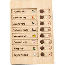 Umiya Çocuk Sorumluluk Tablosu Eğitici Görev Takip Panosu Günlük Alışkanlık ve Motivasyon Çizelgesi