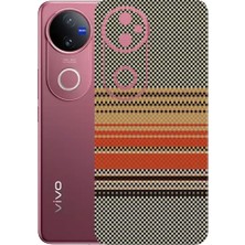 Kapps Vivo V50 5g ile Uyumlu Rainbow Serisi Premium Arka Kapak Kaplama(Kenarlar Yoktur!)