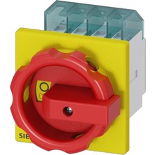 Siemens 3LD2203-0TK53 32A 3p Sarı-Kırmızı Önden Acil Stop Şalteri