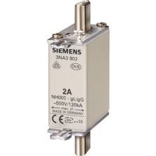 Siemens 3NA3817 40A 000 Boy Nh Bıçaklı Sigorta