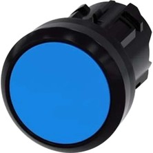 Siemens 3SU1000-0AB50-0AA0 - 22MM Plastik Mavi Yaylı Buton Kafası