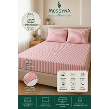 Mossyna Avantajlı Lastikli Çarşaf Seti | +2 Yastık Kılıfı | 30 cm Yatak Yüksekliğine Uygun | Ölçü Seçenekli