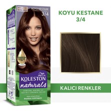 Wella Koleston Naturals 3/4 Koyu Kestane Saç Boyası