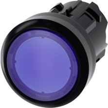 Siemens 3SU1001-0AB50-0AA0 - 22MM Plastik Işıklı Mavi Buton Kafası