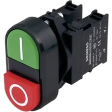 Siemens 3SB6110-3AA24-1MK0 - 22MM 1no/1nc Plastik Komple Ikiz Buton