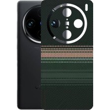Kapps Vivo X100 Pro ile Uyumlu Rainbow Serisi Premium Arka Kapak Kaplama(Kenarlar Yoktur!)