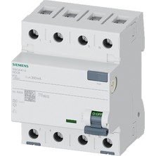 Siemens 5SV3647-6 - 80A 300MA Tip A Selektif 4p Kaçak Akım Koruma Rölesi