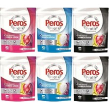 Peros Pratik Matik Çamaşır Deterjanı Kapsülü - Tableti 156 Adet (6pk*26) (Karma Set)