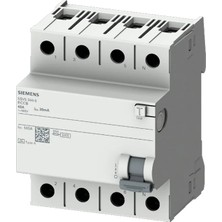 Siemens 5SV5646-6 - 63A 300MA Tip A 4p Kaçak Akım Koruma Rölesi