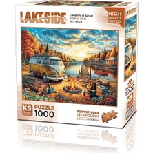 İK-AL 20810 Puzzle 1000 Vos Vos Camp Fi̇re St Sunset