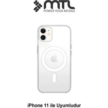 Mtl iPhone 11 Uyumlu Şeffaf Magsafe Şarj Destekli Sararmayan Sert Origin Kılıf