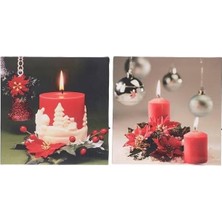 Ev Dekorasyon Noel Panosu LED 25X25CM