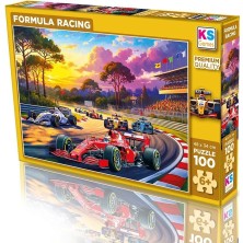 Trendy Pazars 31505 Formula Racing 100 Parça Puzzle