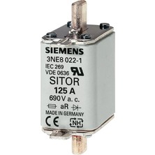 Siemens 3NE1021-0 100A 00 Boy Sitor Nh Bıçaklı Sigorta