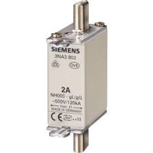 Siemens 3NA3803 10A 000 Boy Nh Bıçaklı Sigorta