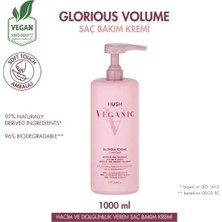 Hush Veganic Glorious Volume Zayıf Saçlar Için Hacim Veren Saç Kremi 1000 ml