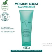 Hush Veganic Moisture Boost Kuru Saçlar Için Nemlendirici Saç Kremi 250 ml
