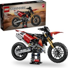 LEGO Technic Ducati DESMO450 Mx Factory Motosiklet 42238 | 10 Yaş ve Üzeri Için Arka Tekerlekten Zin