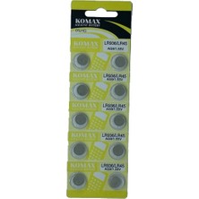 Mabelme Store Komax Ag9 LR936/LR45/394 Alkalin 10'lu Düğme Pil
