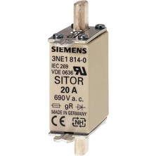 Siemens 3NE1802-0 40A 000 Boy Sitor Nh Bıçaklı Sigorta