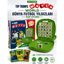 Mythos Cards Mythos Top Trumps Match World – Dünya Futbol Yıldızları Küp Oyunu | 2 Kişilik Strateji ve Hafıza Oyunu