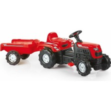 Trendy Pazars 8146 Oyuncak Romorklu Traktor Kirmizi
