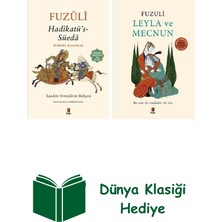 Kapı Yayınları Fuzuli 2 Kitap Seti + Dünya Klasiği Hediye