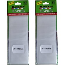 Balza Eriyen Pva Balık Yemleme Poşeti 25Lİ 7X19CM ( 2 Adet )