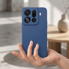 Caseonn Oppo Find X9 Pro Kılıf Kamera Korumalı Mikrofiber Astarlı Lansman Lacivert