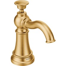 Moen S3945BG Geleneksel Güverte Üstü Mutfak Sabunluğu, Lavabo Üstü Doldurulabilir Şişe, Fırçalanmış